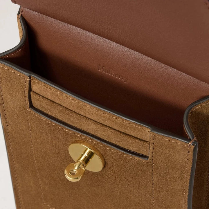 Mulberry Mini Antony Vintage Oak Suede – produktbild 2