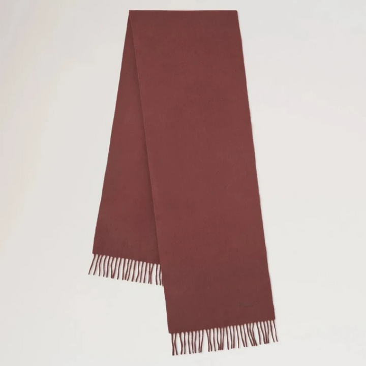 Mulberry Small Solid Merino Wool Scarf Bright Oak - - VS4318/946G222