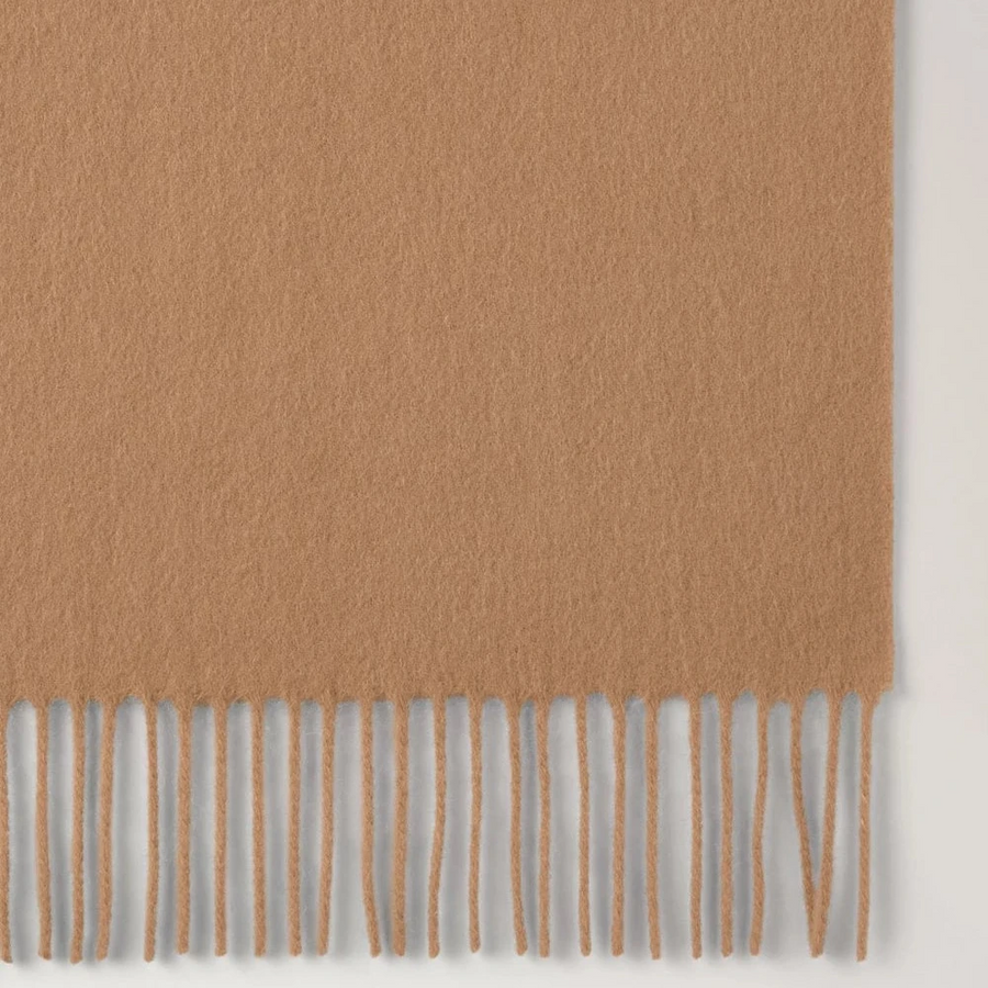 Mulberry Liten solid merinoullscarf Camel