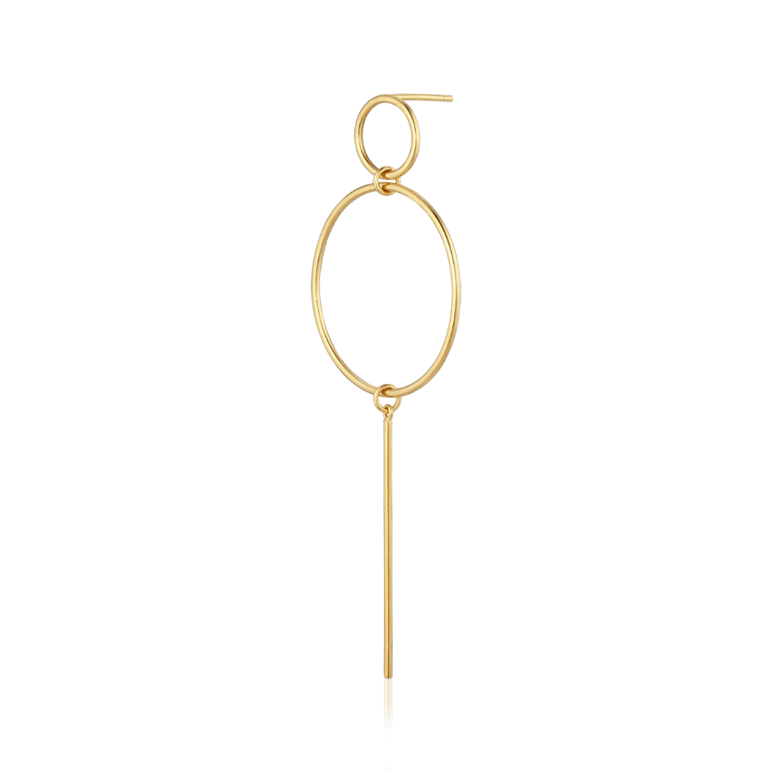 Alura Grace 4 Enkelörhänge med ringar och hänge