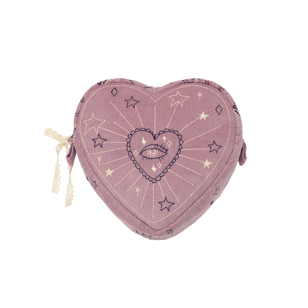 Maanesten Heart Makeup Taske Magical Purple