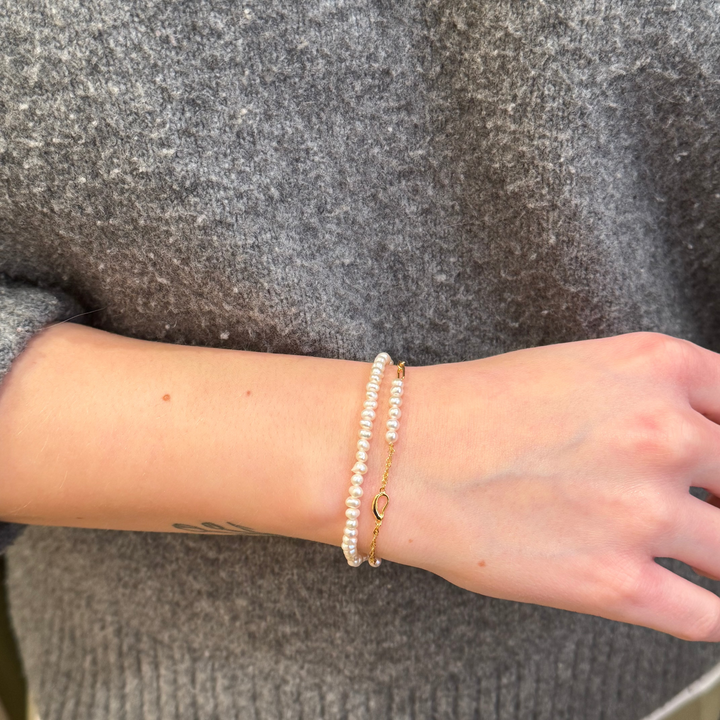 Alura Oceanarmband med sötvattenspärlor