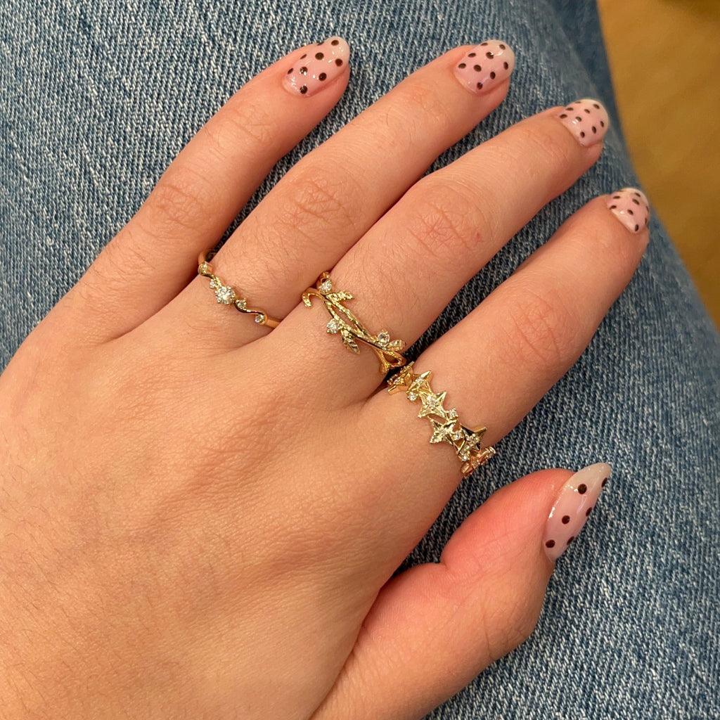 Mads Z Isaline 14kt Guld Ring 0.13ct W.Si