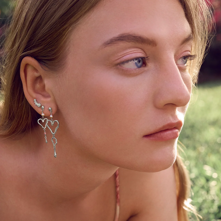 Moonstone Sabi Silver Örhängen