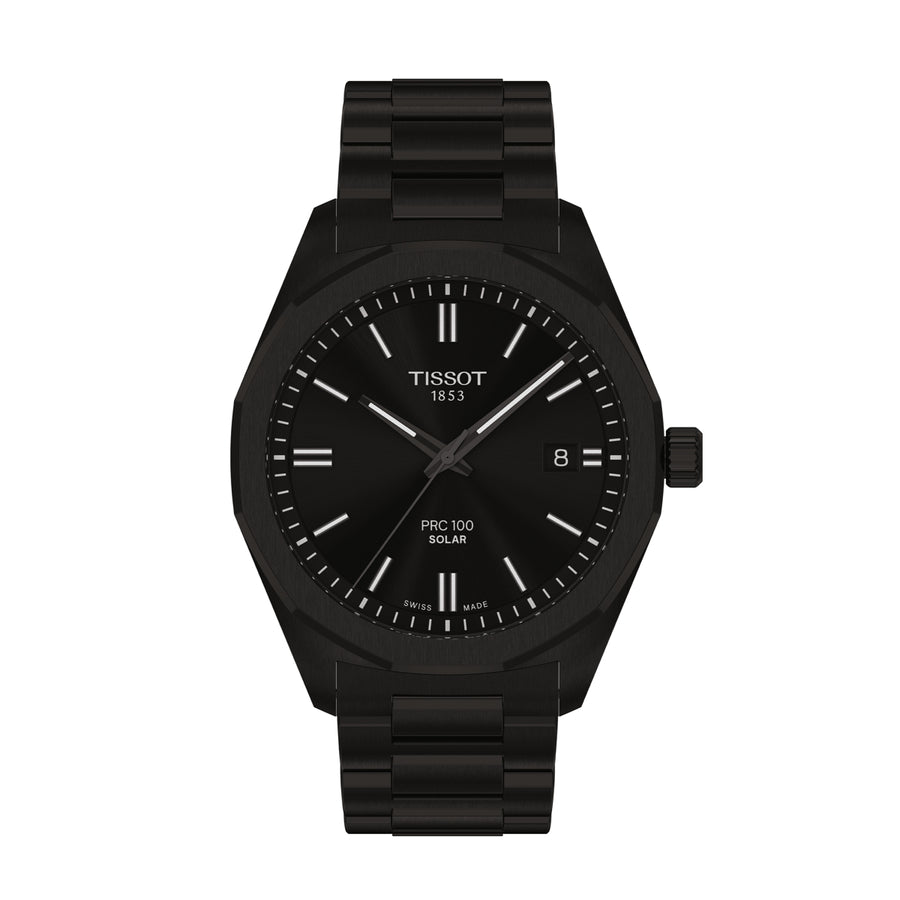 Tissot Prc 100 Solar Quartz 39mm svart