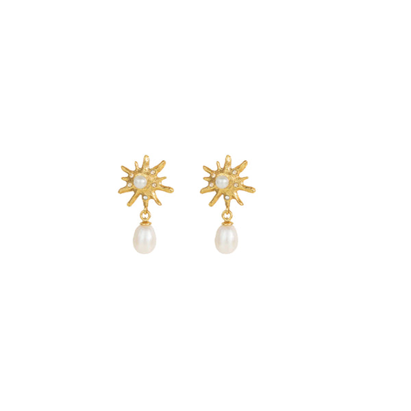 Vincent Rhea Gilded Pearlörhängen