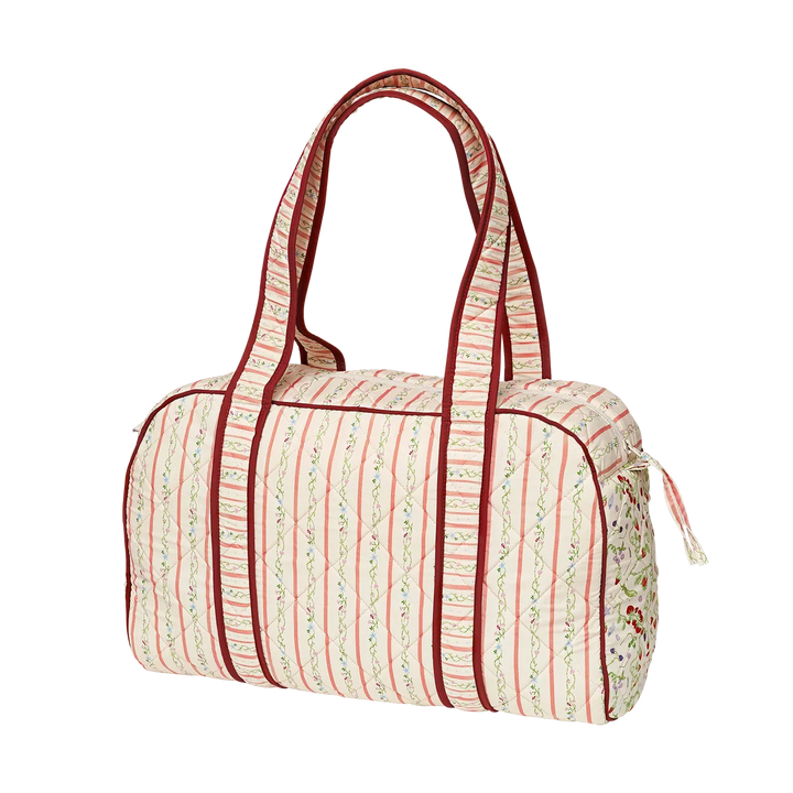 Suvi Quiltad väska Summer Stripes Peach
