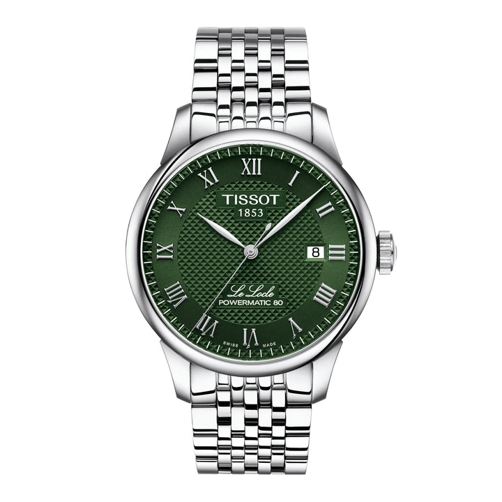 Tissot le locle powermatic 80 grön klocka