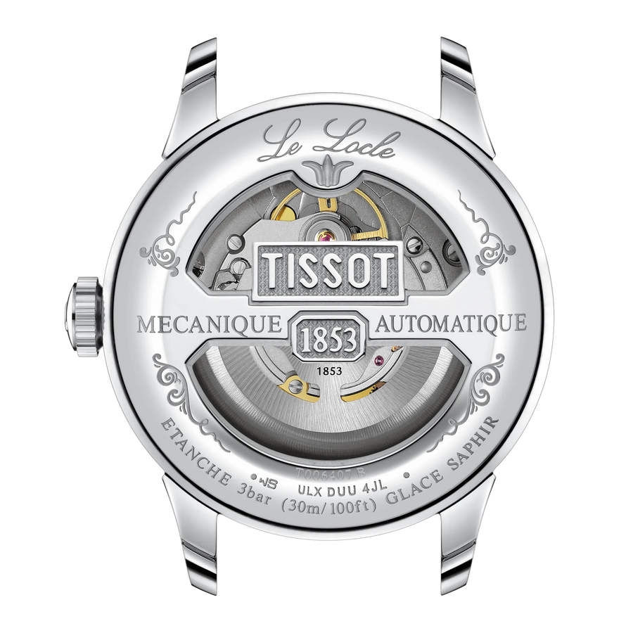 Tissot le locle powermatic 80 grön klocka