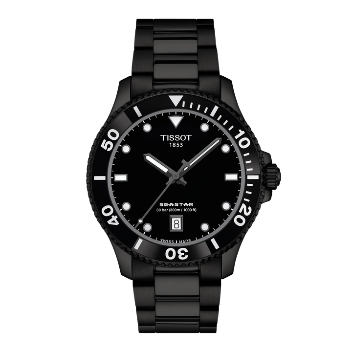 Tissot Seastar 1000 40mm - Svart PVD