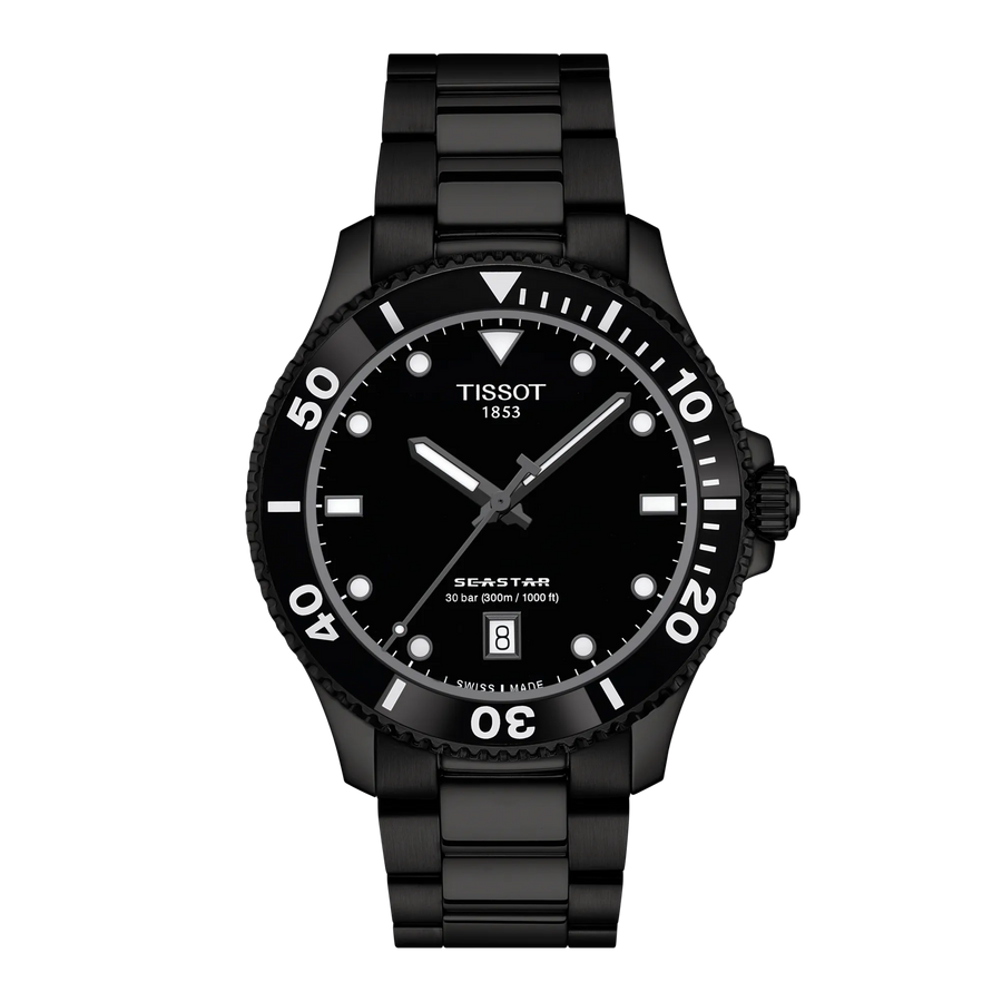 Tissot Seastar 1000 40mm - Svart PVD