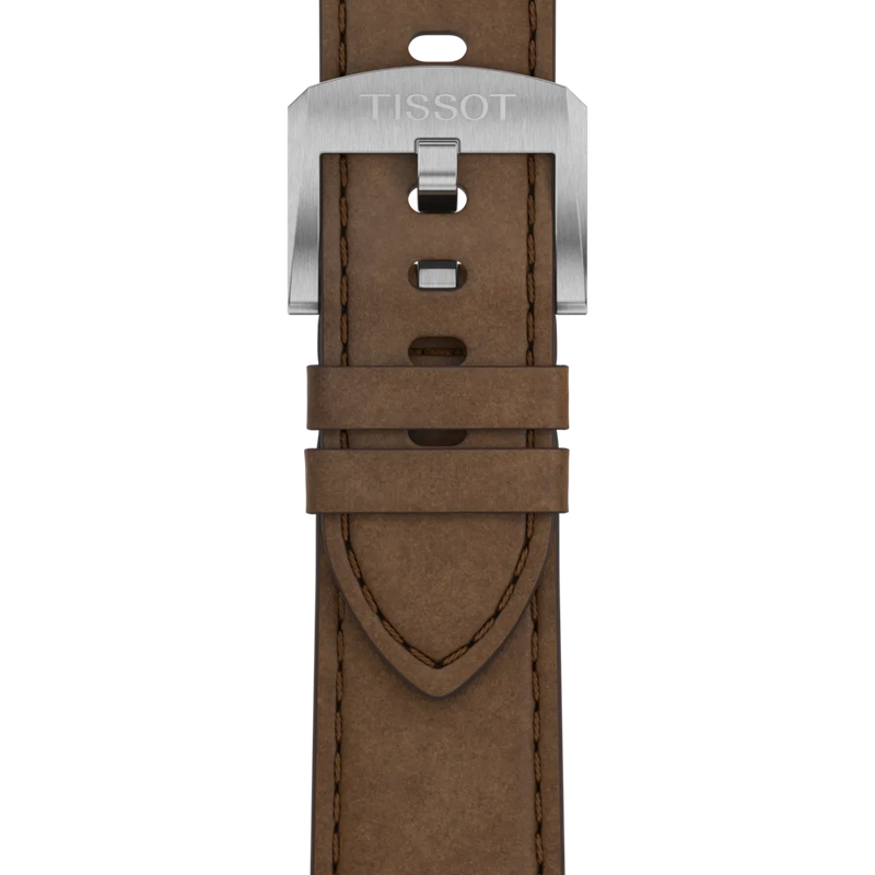 TISSOT PRC 100 SOLAR QUARTZ 39MM BRUN LÆDERREM