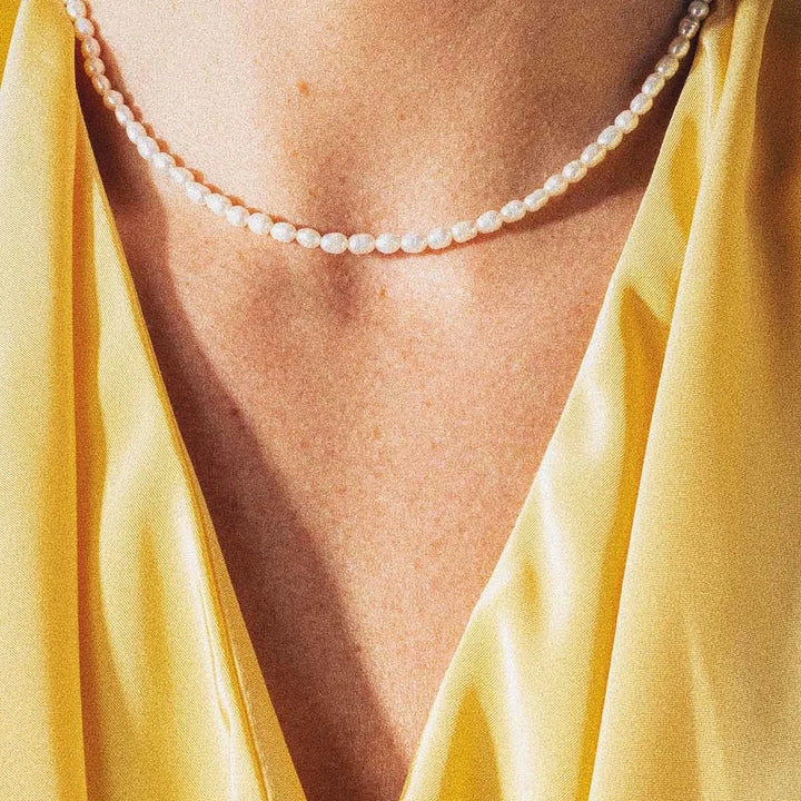Vincent Venus Gilded Pearl Necklace