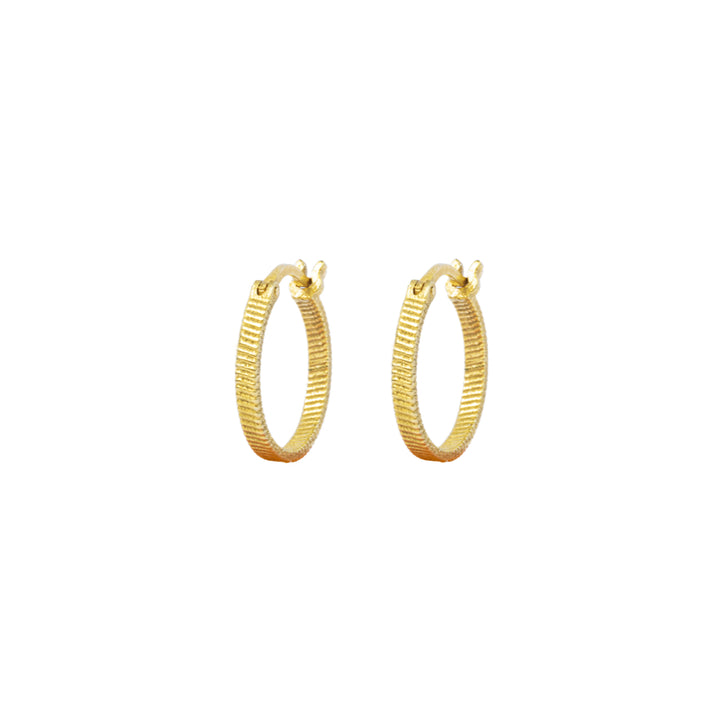 Vincent Fortune Teller Creol Gold Plated örhängen Medium 16mm