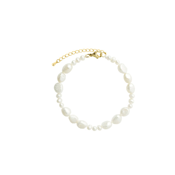 Vincent Venus Conspiracy Gold Plated Pearl Armband