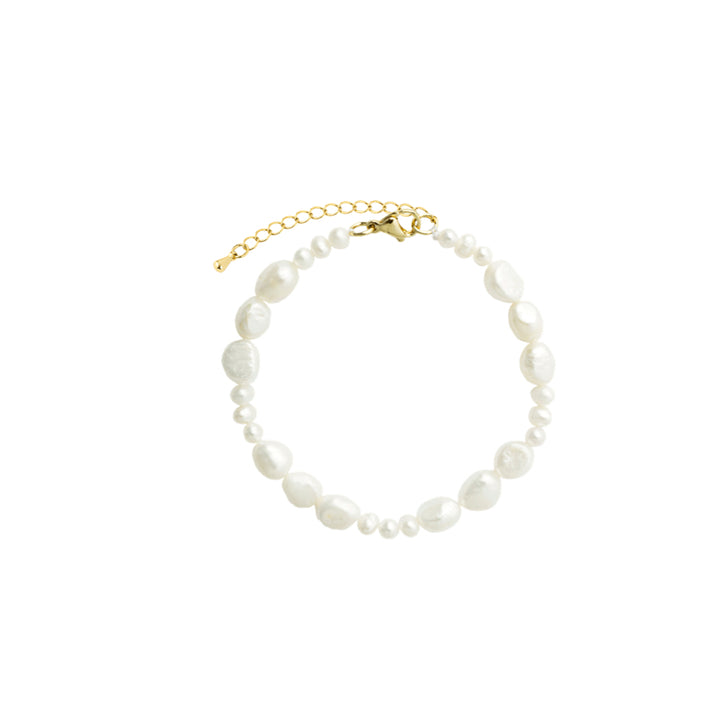 Vincent Venus Conspiracy Gold Plated Pearl Armband