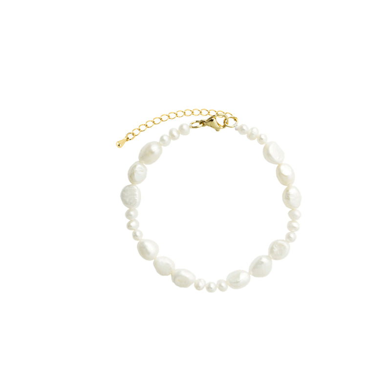 Vincent Venus Conspiracy Gold Plated Pearl Armband