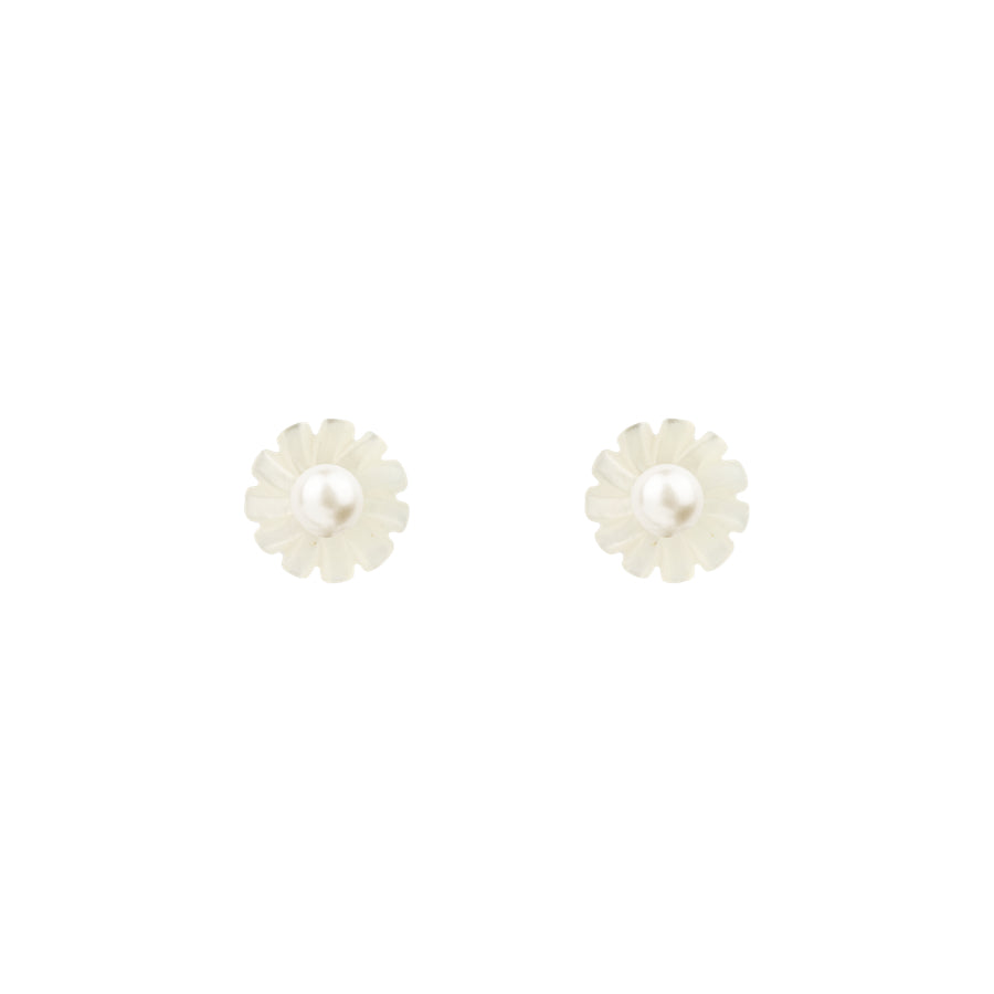 Vincent Venus Daydream Dot Pearl Earrings Golded