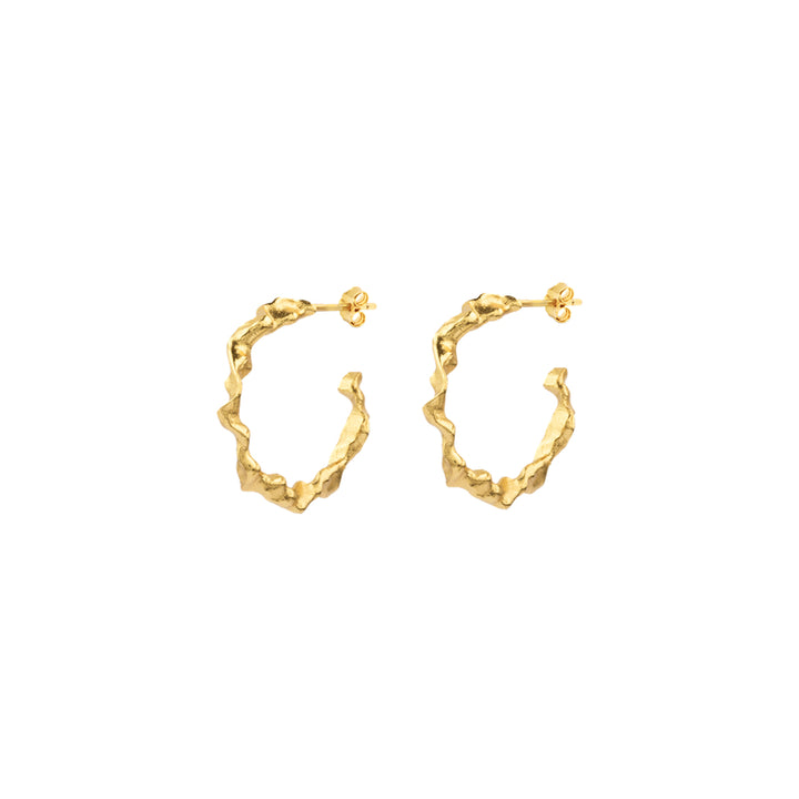 Vincent Shaman Gilded Hoops örhängen 25mm