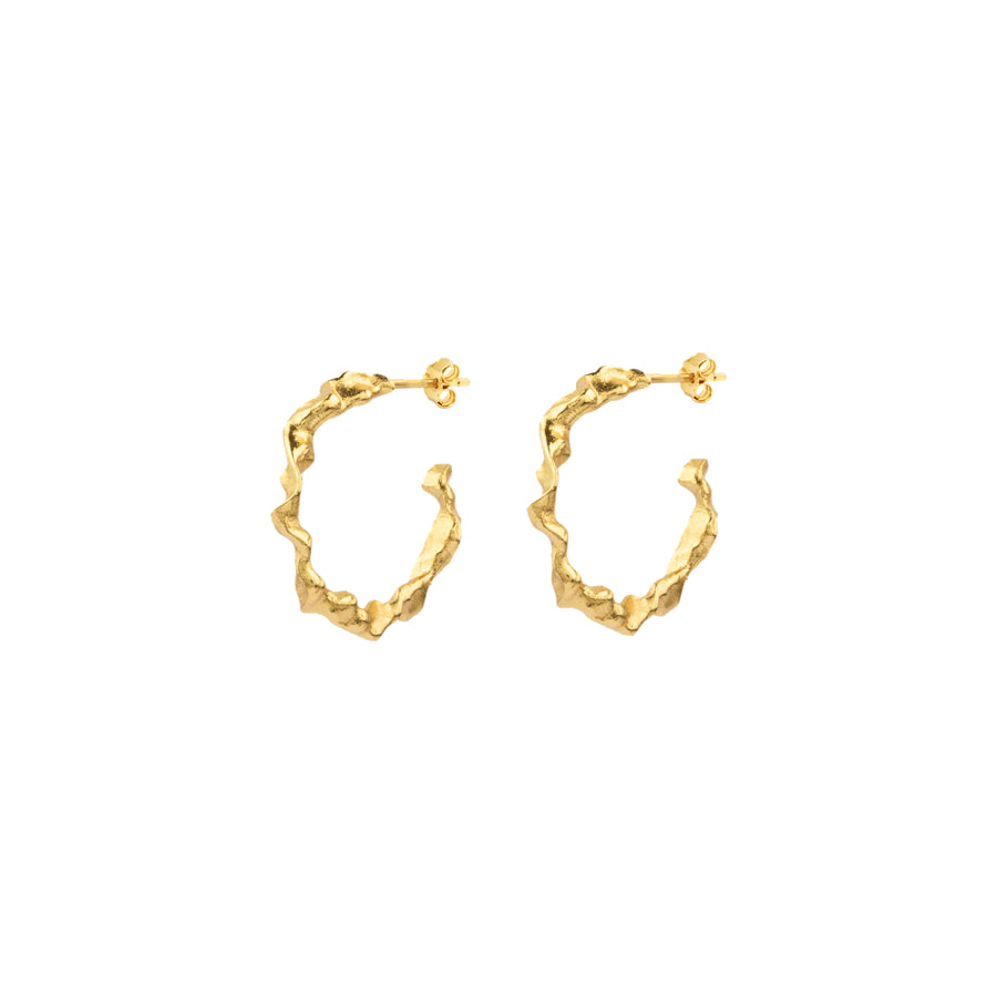 Vincent Shaman Gilded Hoops örhängen 25mm