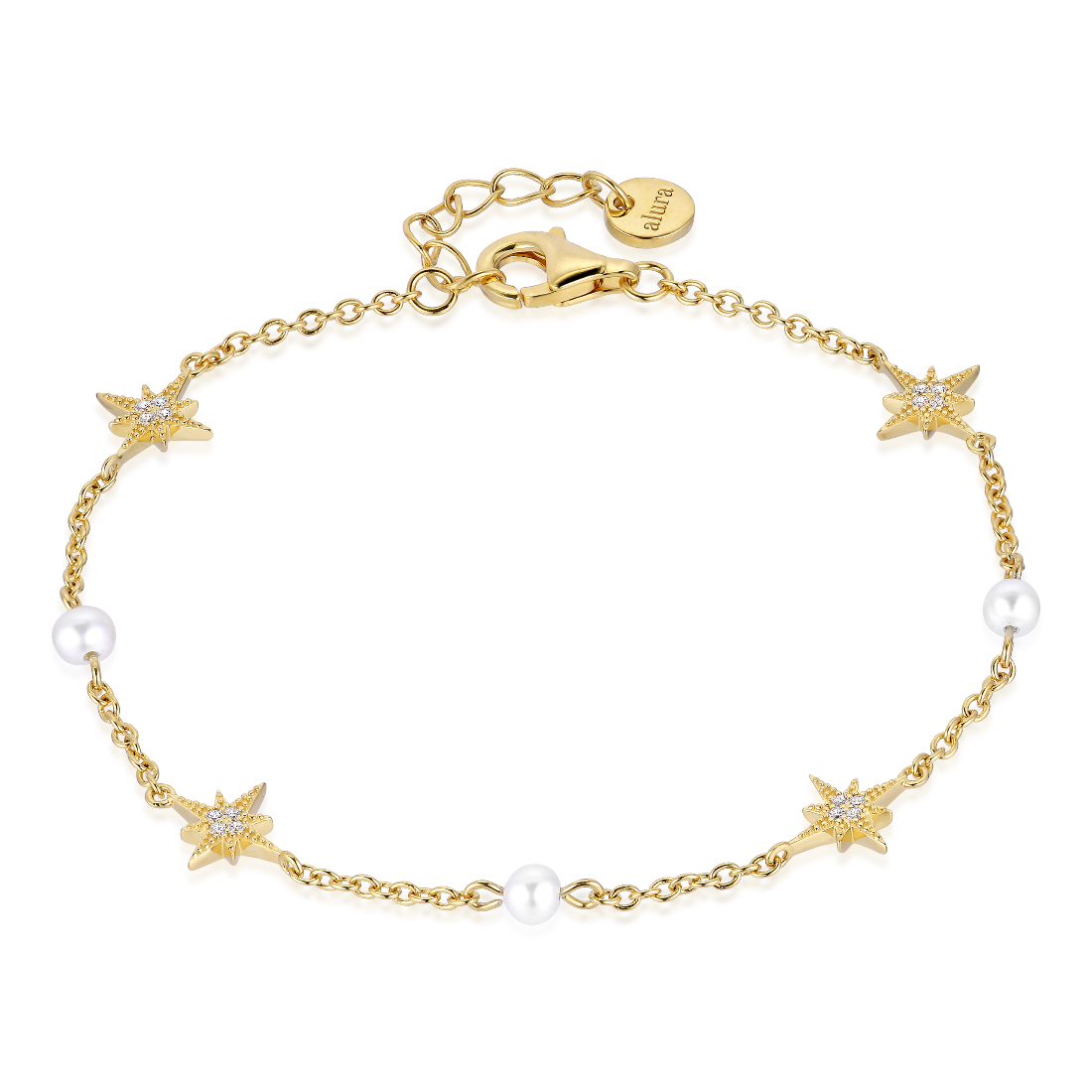 Alura Venus armband med pärla & zirconia