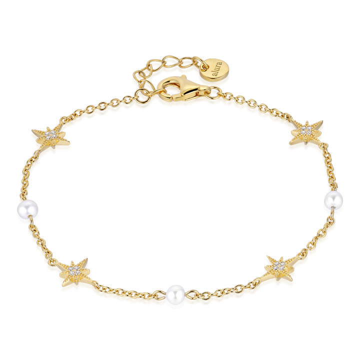 Alura Venus armband med pärla & zirconia