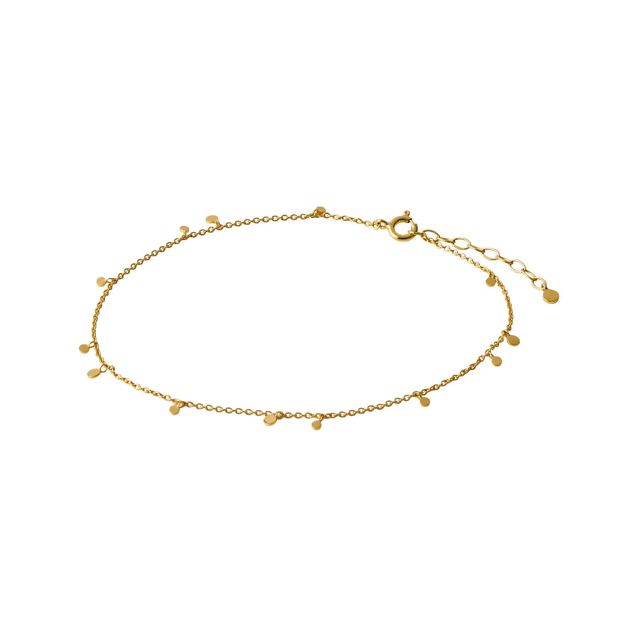 Pernille Corydon Glow Ankle Chain - Gilded