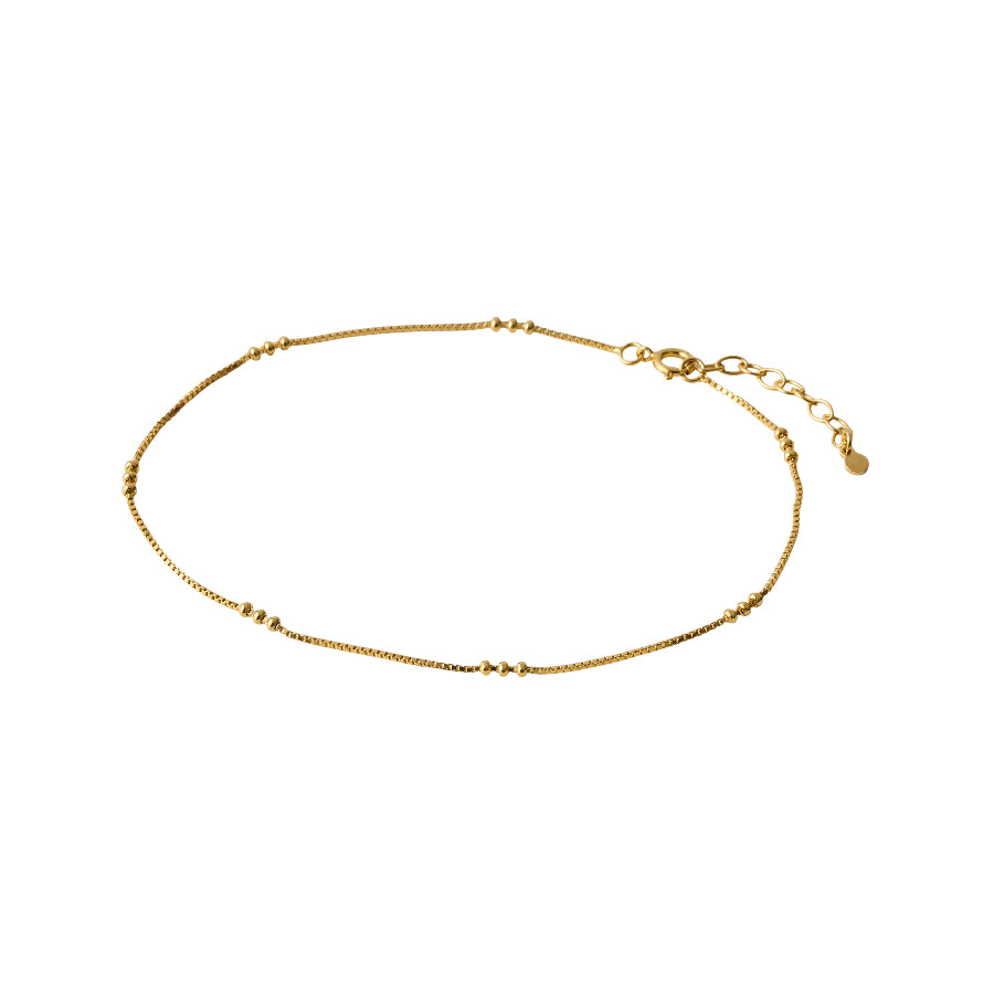Pernille Corydon Eva Ankle Chain - Gilded