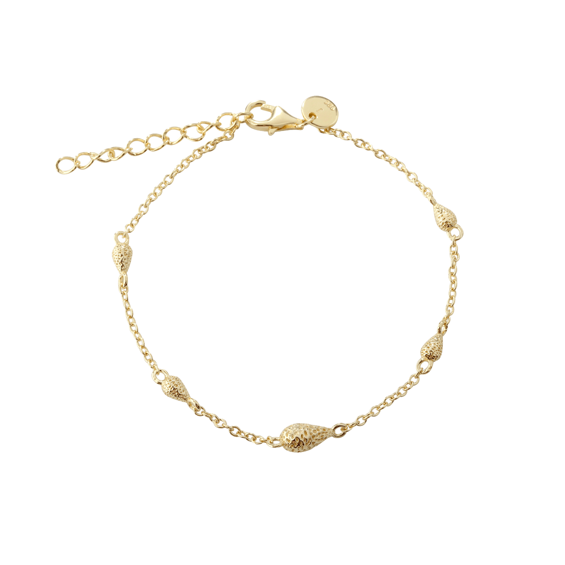 Aqua Dulce Cappa Armbånd i Forgyldt Sølv - Armbånd - 6230
