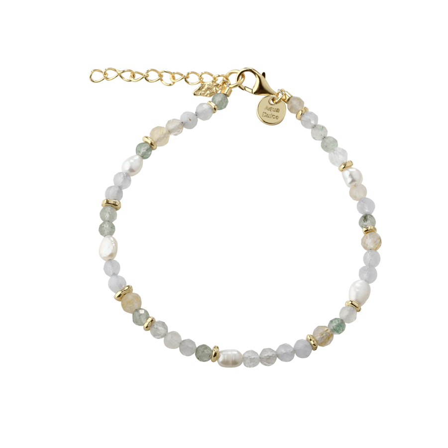 Aqua Dulce Fresa Perle Armbånd i Forgyldt Sølv - Armbånd - 6256