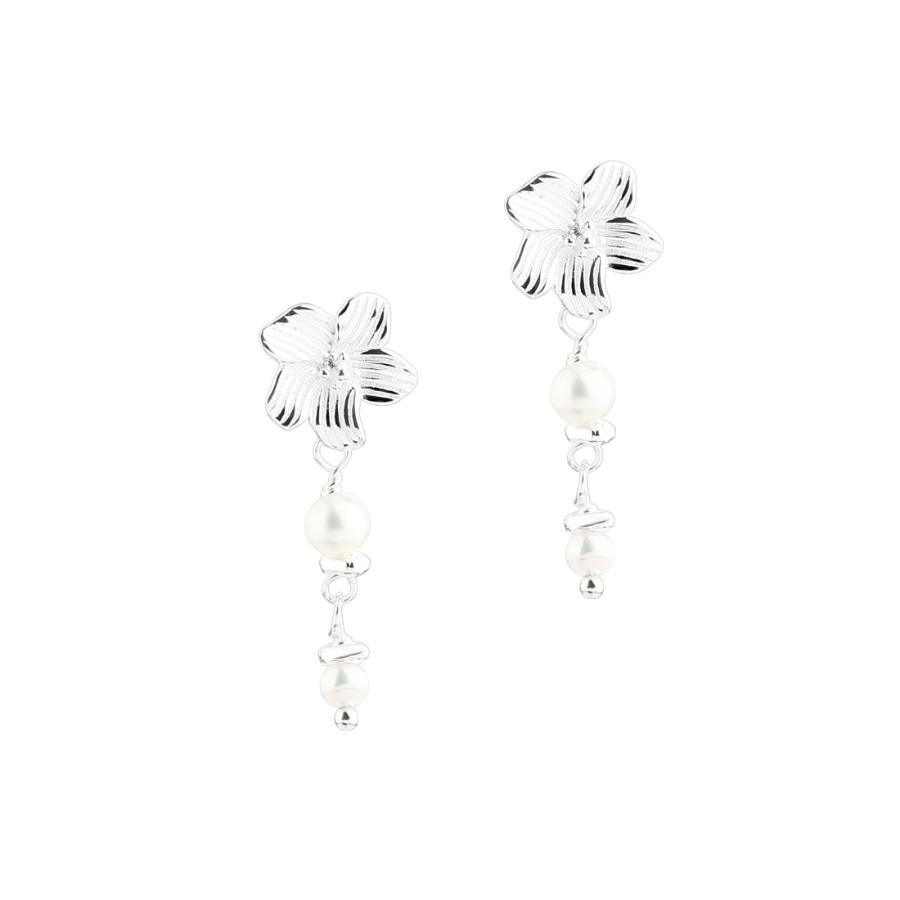 Aqua Dulce Jasmin Pearl Ørestikker Sølv - 5889 - Øreringe - 5889