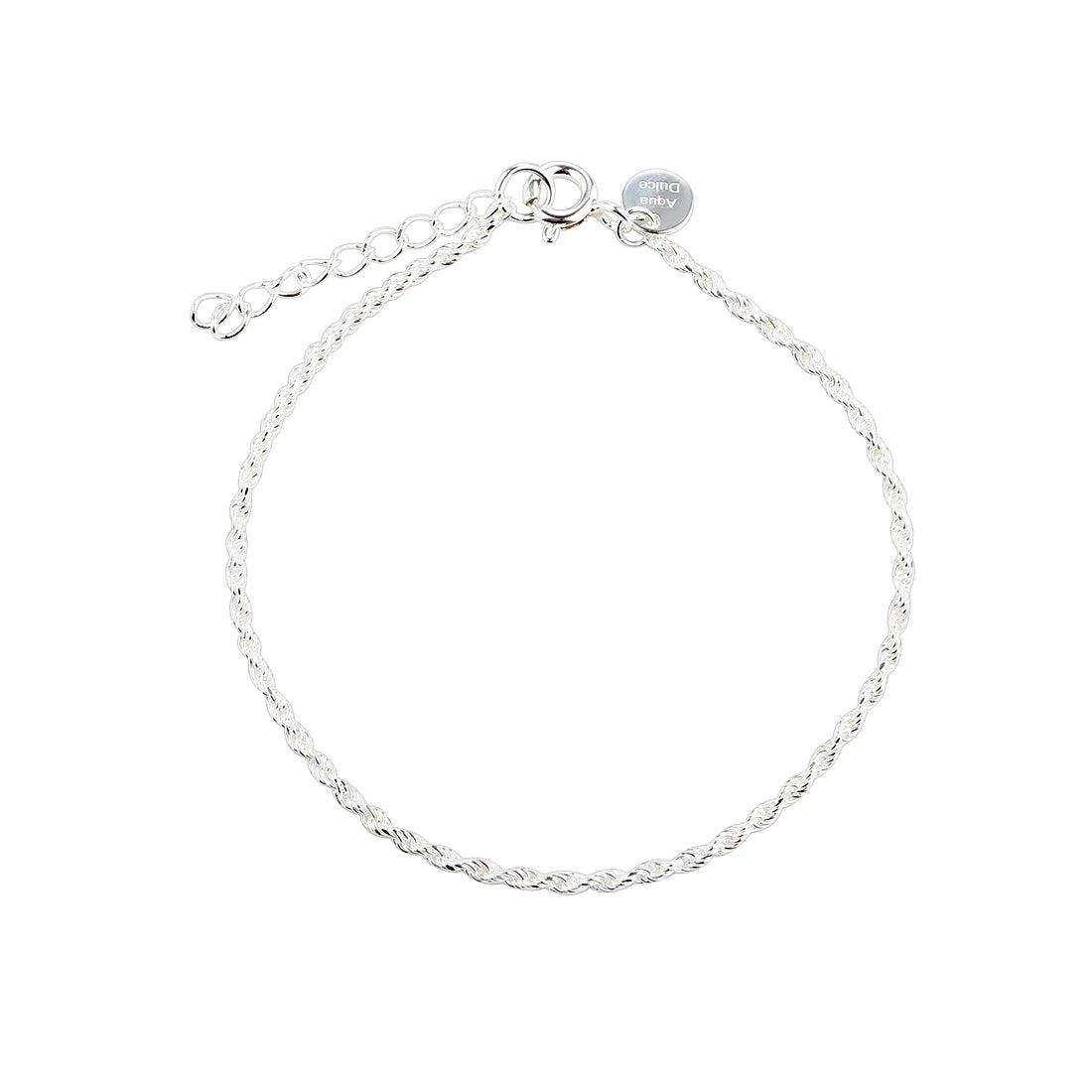 Aqua Dulce Rope Armbånd Sølv - 6015 - Armbånd - 6015