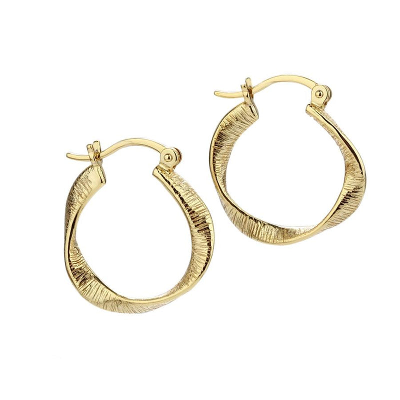 Aqua Dulce Small Twisted Hoop - 5310 - Øreringe - 5310
