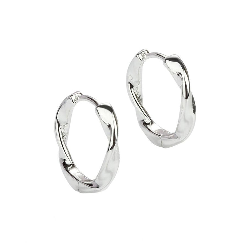 Aqua Dulce Twirl Hoop Sølv 20mm - Øreringe - 5636