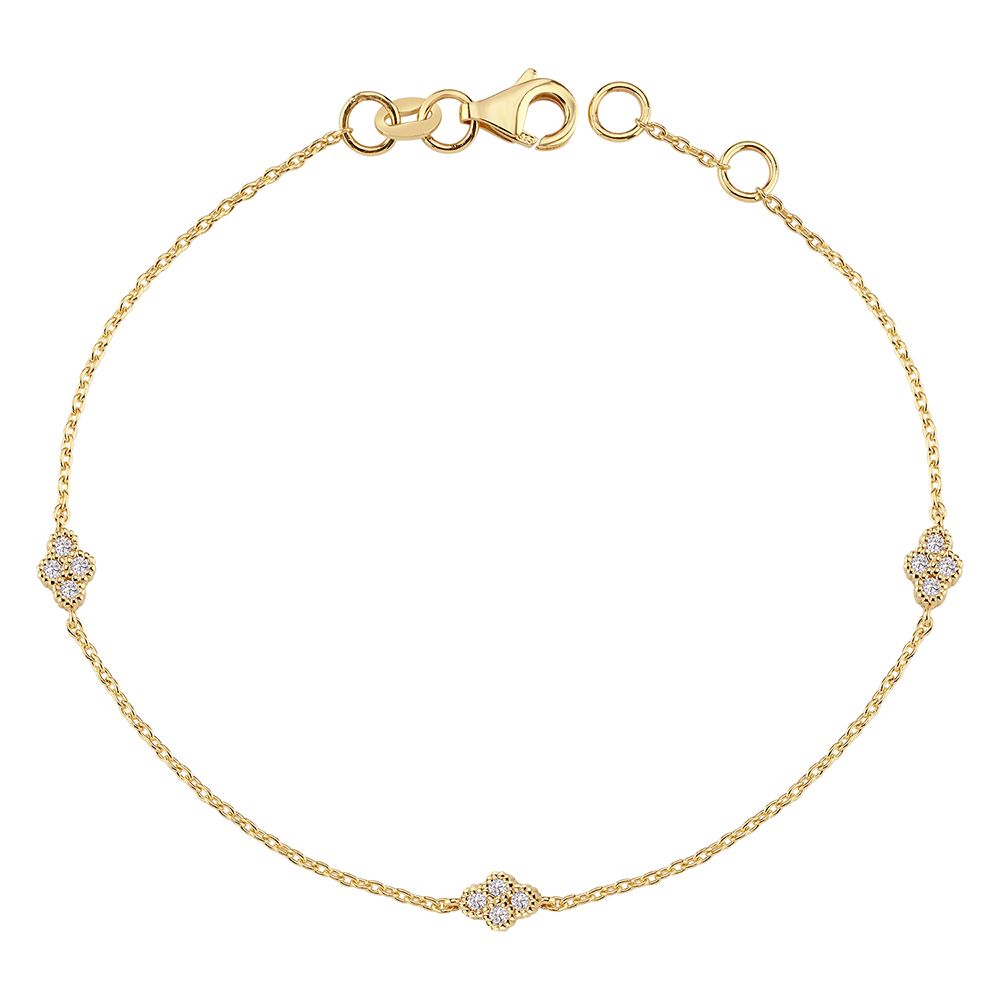 Nuran Athene 14kt Armbånd 0.12ct W.Si - Armbånd - B2560-012RG