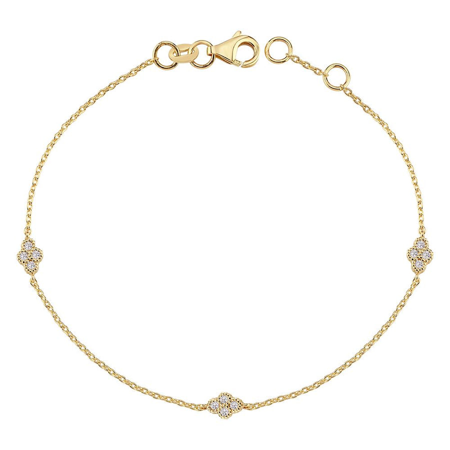 Nuran Athene 14kt Armbånd 0.12ct W.Si - Armbånd - B2560-012RG