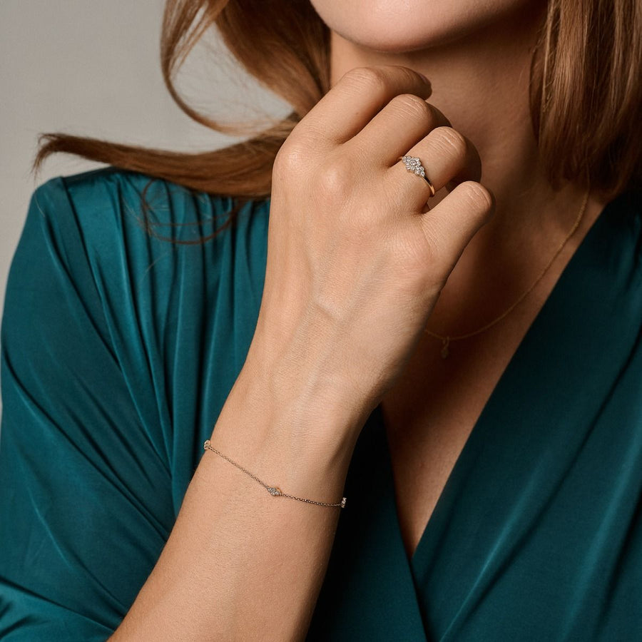 Nuran Athene 14kt Armbånd 0.12ct W.Si - Armbånd - B2560-012RG