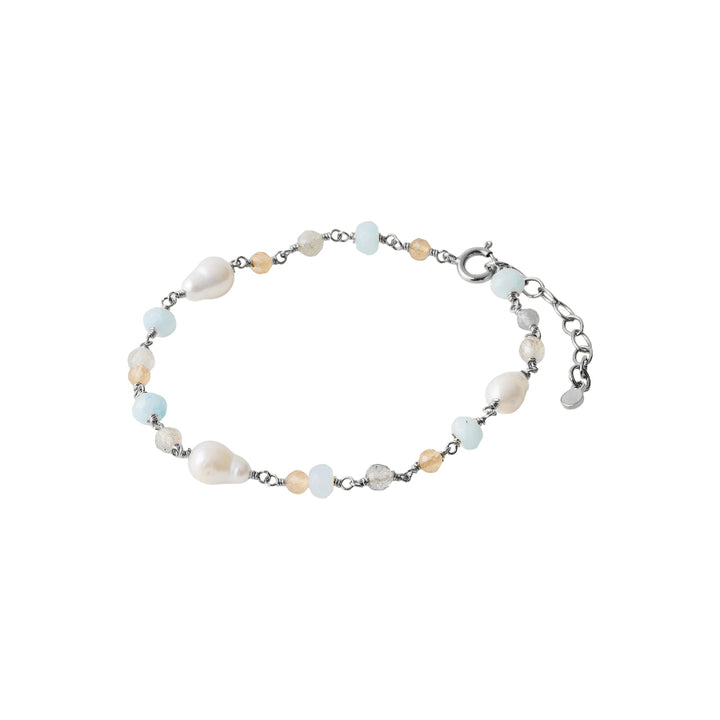 Pernille Corydon Mellow Blue Armband - Silver
