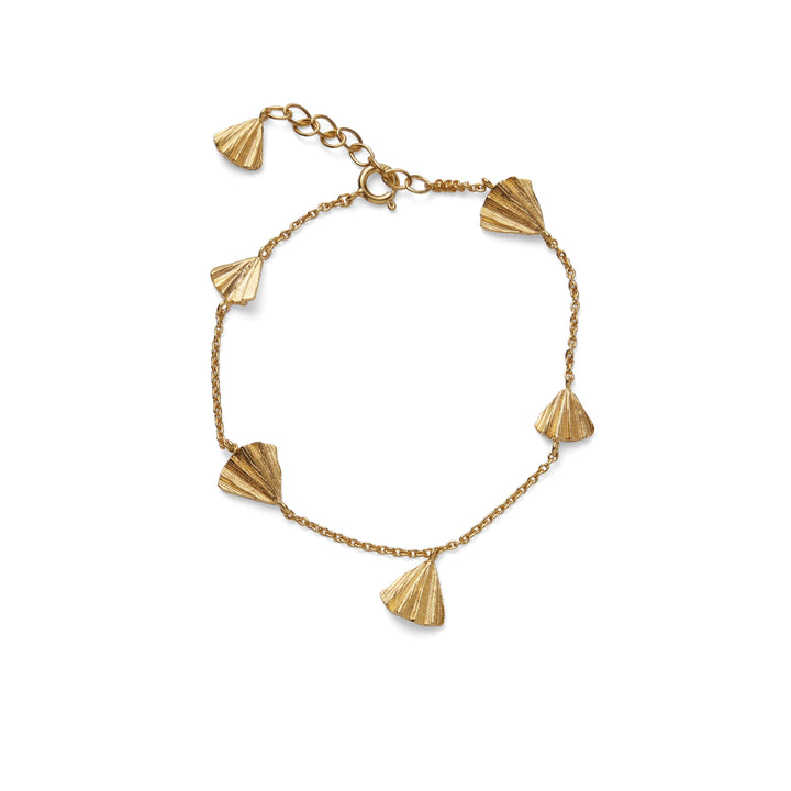 Pernille Corydon Autumn Leaf Armbånd I Forgyldt