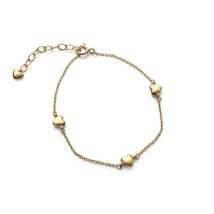 Guldpläterad armband