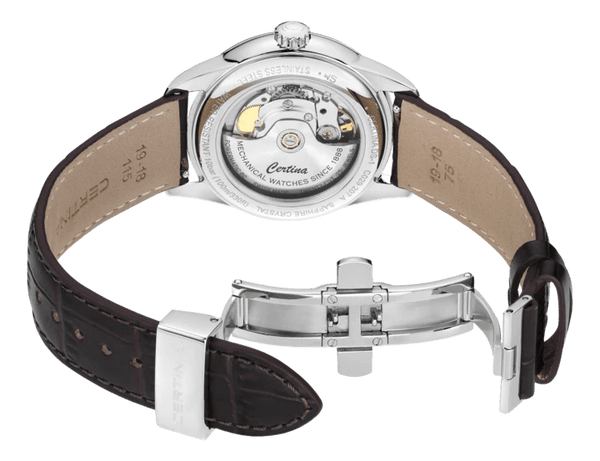 Certina DS-1 38mm Grøn Urskive - Powermatic 80 - Herreur - C0292071609100