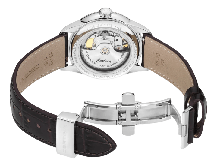 Certina DS-1 38mm Grøn Urskive - Powermatic 80 - Herreur - C0292071609100