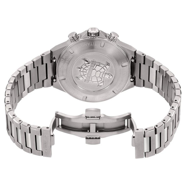 Certina DS-7 Chronograph - Kvarts Blå Titanium 41mm - - C0434174404100