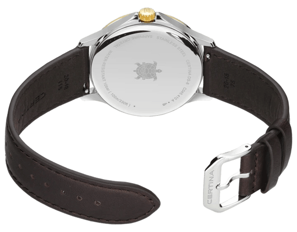 Certina DS-8 Gent 40mm m. Brun Læderrem - Herreur - C0454102603100