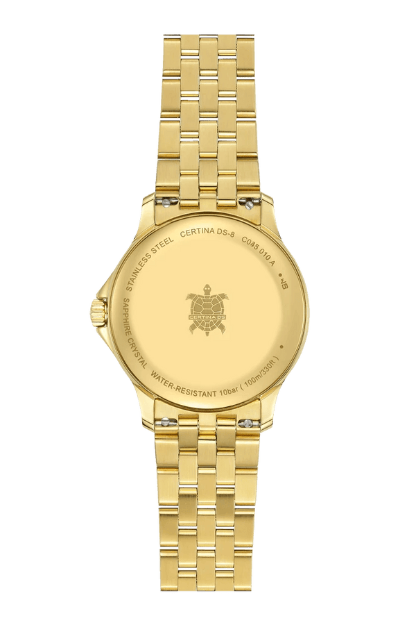 Certina DS-8 Lady 31mm m. Guld PVD - Dameure - C0450103336100