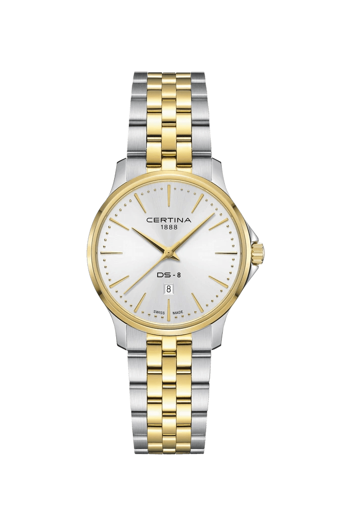 Certina DS-8 Lady Stål m. Guld PVD - Dameure - C0450102203100