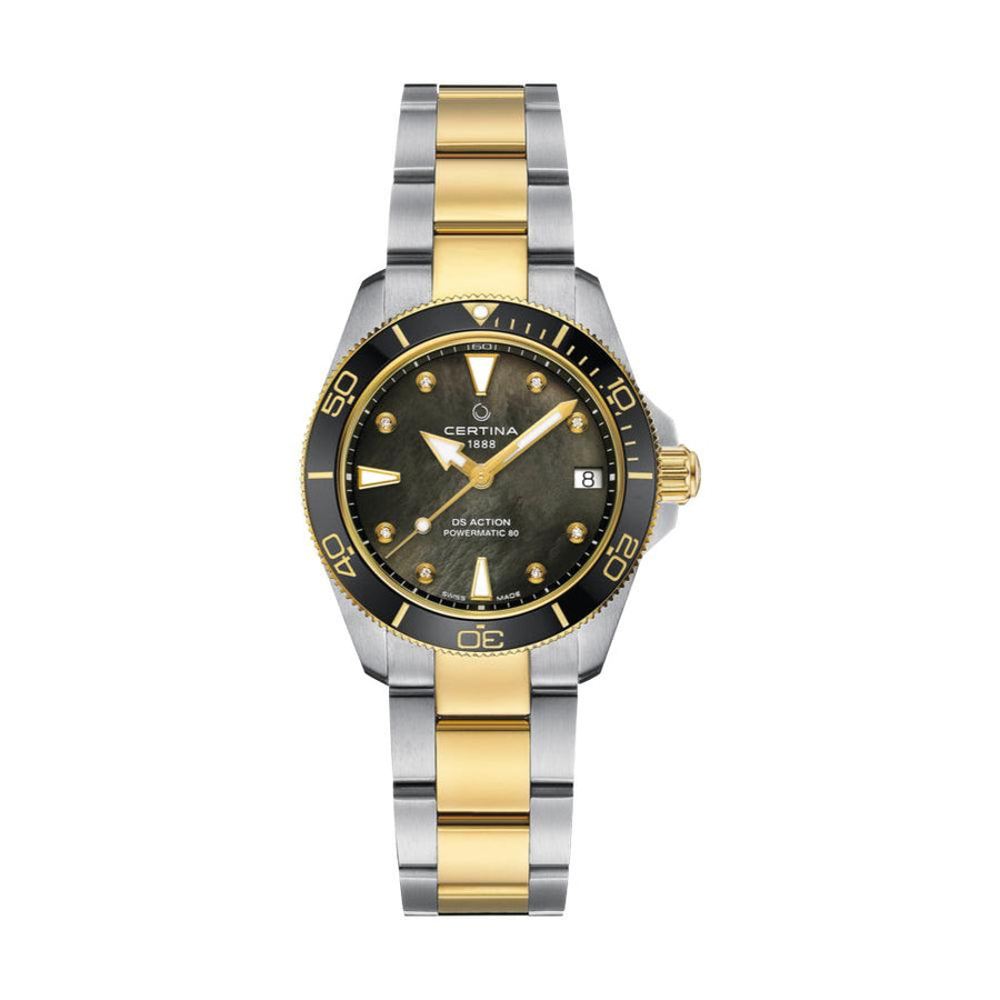 Certina DS Action 34,5mm - Powermatic 80 m. Diamanter - Dameure - C0320072212600