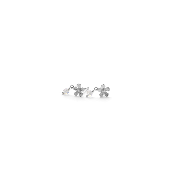 Pernille Corydon Moonstone Poppy Earpiece in Silver