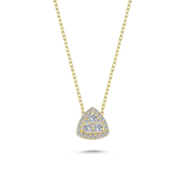 Nuran Elé Halsband – 14 Karat Guld & Diamanter – V2601RG-029