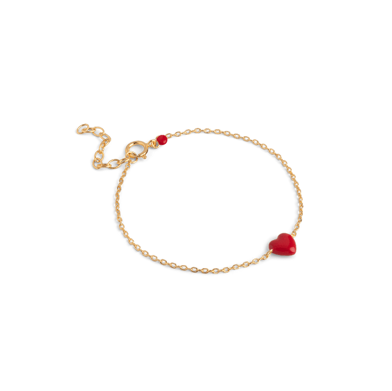 Enamel Amore Bracelet Red - - B141G-Red